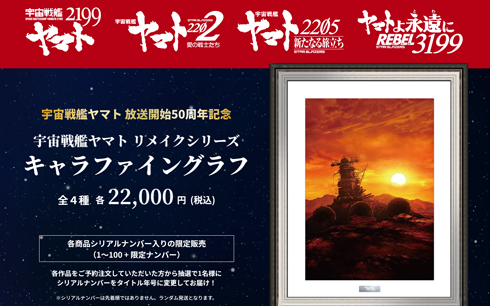 宇宙戦艦ヤマト リメイクシリーズ キャラファイングラフ 特設サイト